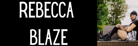 Header of rebeccablazeofficial